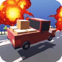 疯狂的公路皮卡车游戏(crazy road: pickup truck)