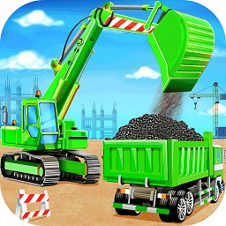 我的小镇挖掘机建造游戏