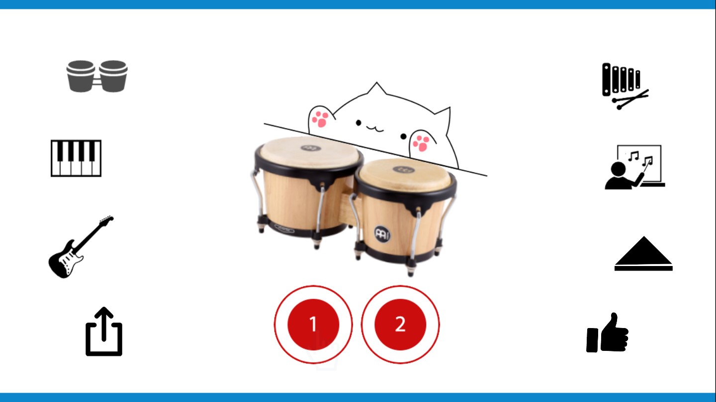 键盘猫手机版Bongo Cat Musical Instruments v1.9.9.4 最新版2