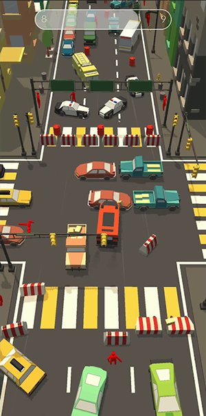 障碍道路碰撞3D