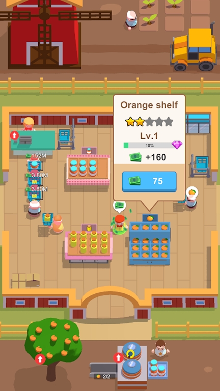 Mart And Farm: Idle Tycoon闲置迷你超市游戏 v1.0.33 安卓版2