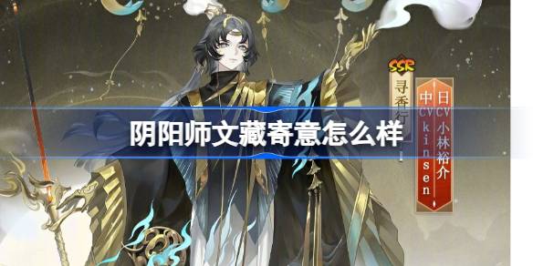 阴阳师文藏寄意怎么样 阴阳师文藏寄意皮肤介绍
