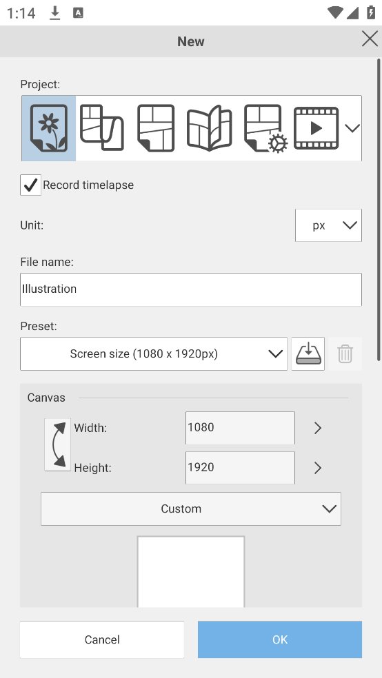 clipstudiopaint手机版 v2.3.4 官方版1