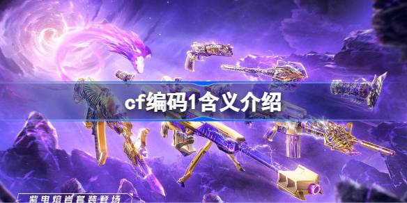 cf编码1是什么意思 cf编码1含义介绍