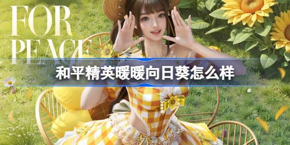 和平精英暖暖向日葵皮肤怎么样 和平精英暖暖向日葵皮肤价格