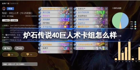 炉石传说40巨人术卡组怎么样 炉石传说40巨人术卡组推荐介绍