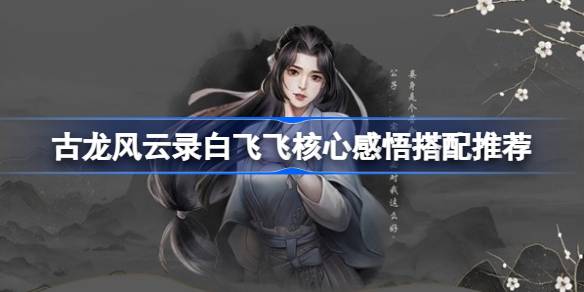 古龙风云录白飞飞核心感悟怎么搭配 古龙风云录白飞飞核心感悟搭配推荐