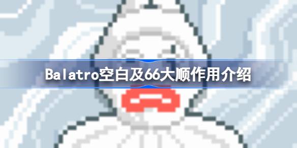 Balatro空白及66大顺有什么用 Balatro空白及66大顺作用介绍