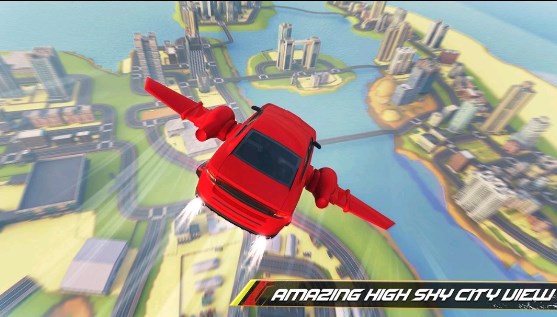 飞行汽车驾驶2020官方版Flying Car Games GT Car Stunt v68 最新版2