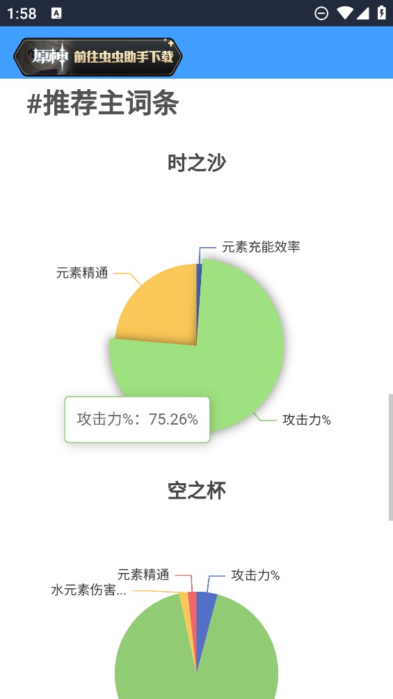 虫虫助手原神角色数据库app官方版 v1.0 最新版3