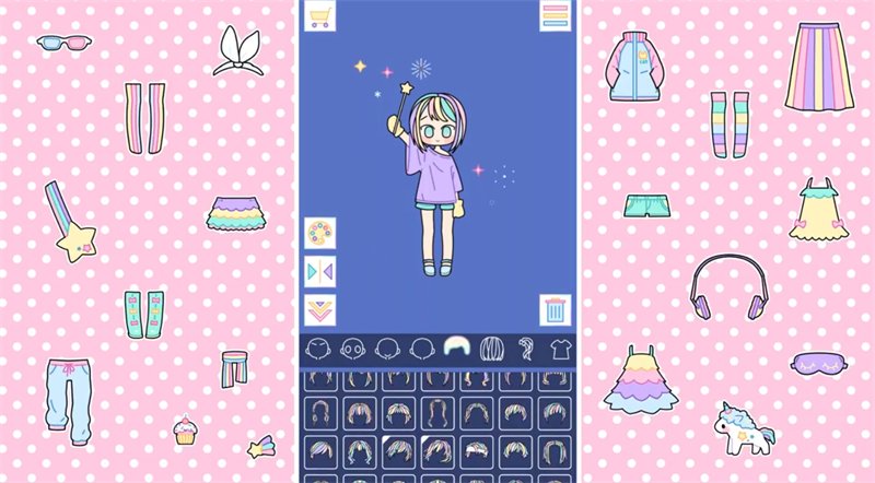 Pastel Girl粉彩女孩换装游戏 v2.6.7 安卓版3