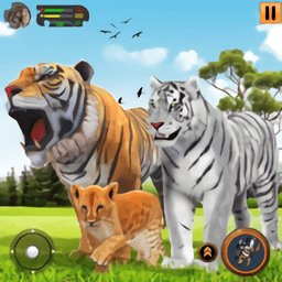 野生白虎家庭模拟游戏(wild tiger simulator family sim) v1.9 安卓手机版