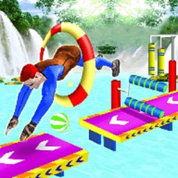 特技人水上运动游戏
