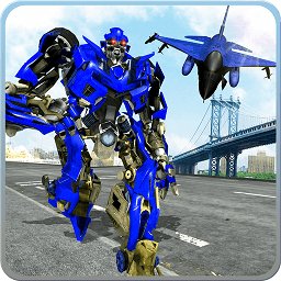 空中机器人战斗机游戏