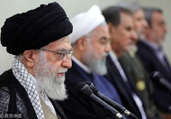 伊朗最高领袖哈梅内伊力挺总统鲁哈尼 ...