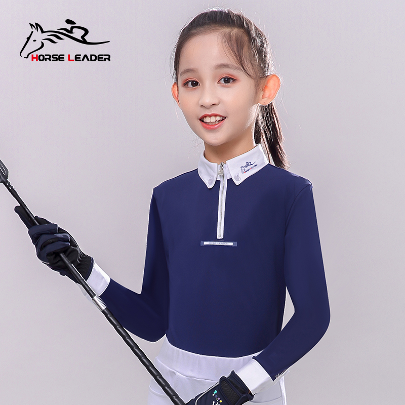 春秋款儿童骑马长袖T恤马术Polo衫：如何选择适合孩子的马术服装？