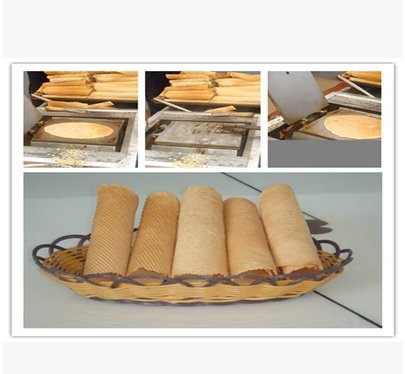 商用不锈钢六面燃气蛋卷机：鸡蛋卷的完美制作神器！