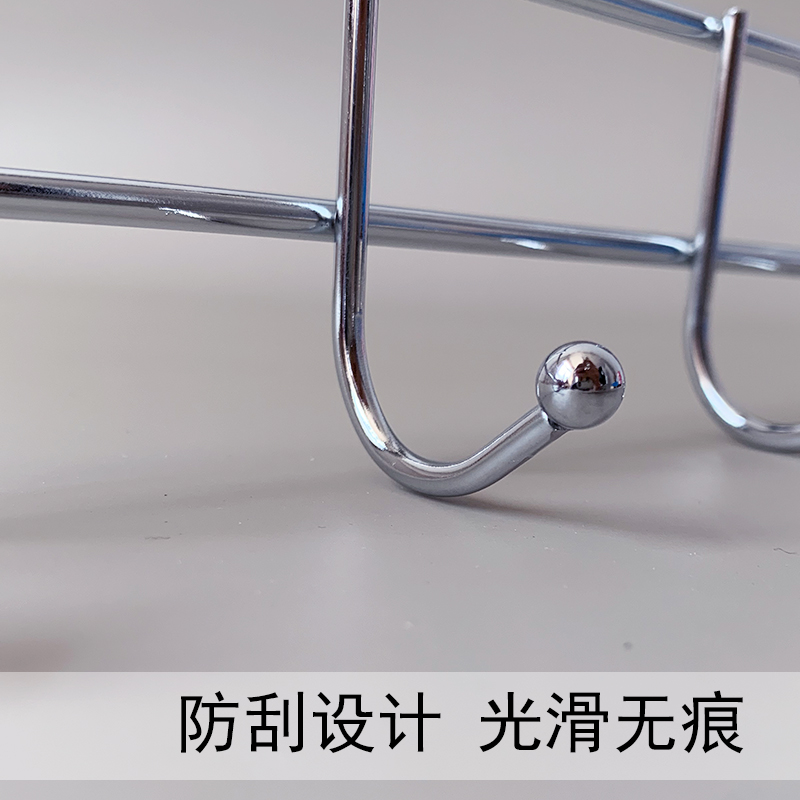 枪灰免打孔厨房挂钩架：告别打孔烦恼，轻松打造高效厨房收纳神器！