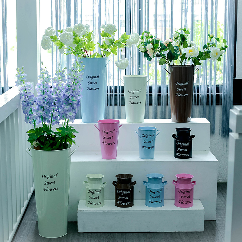 干花鲜花插花桶：田园家居饰品花桶花盆，打造温馨家居氛围的秘诀！