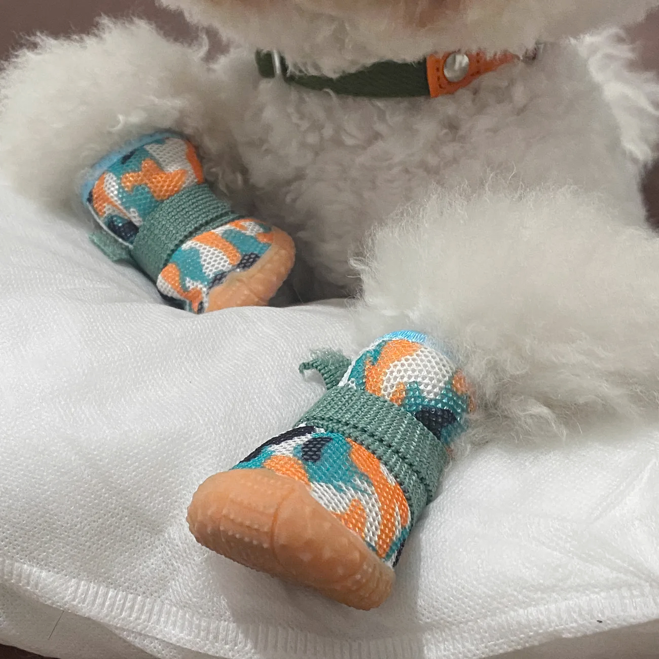宠物狗狗夏季防脏防滑脚套，泰迪比熊的小型犬福音！