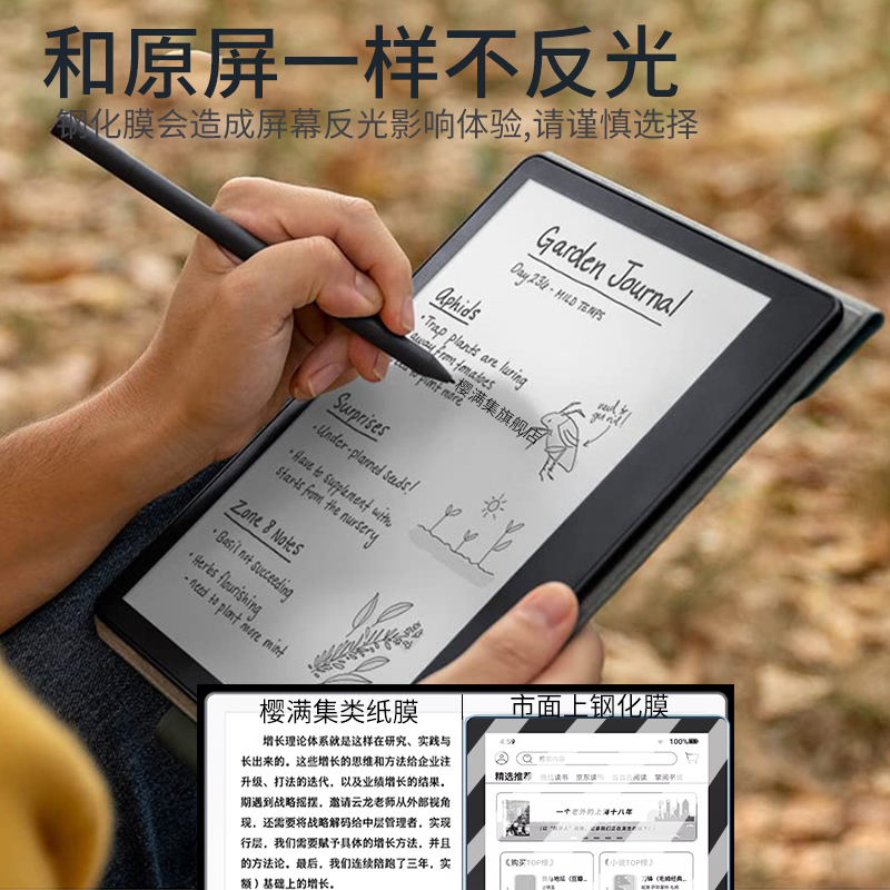 Kindle Scribe类纸膜大揭秘：2024年最新防反光保护膜全解析！