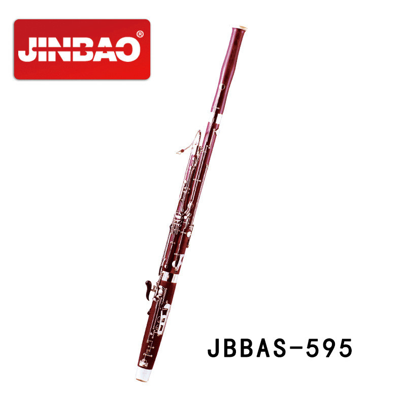 津宝JBBAS-595巴松管：C调色木喷漆26键低音双簧管，音乐梦想家的必备神器