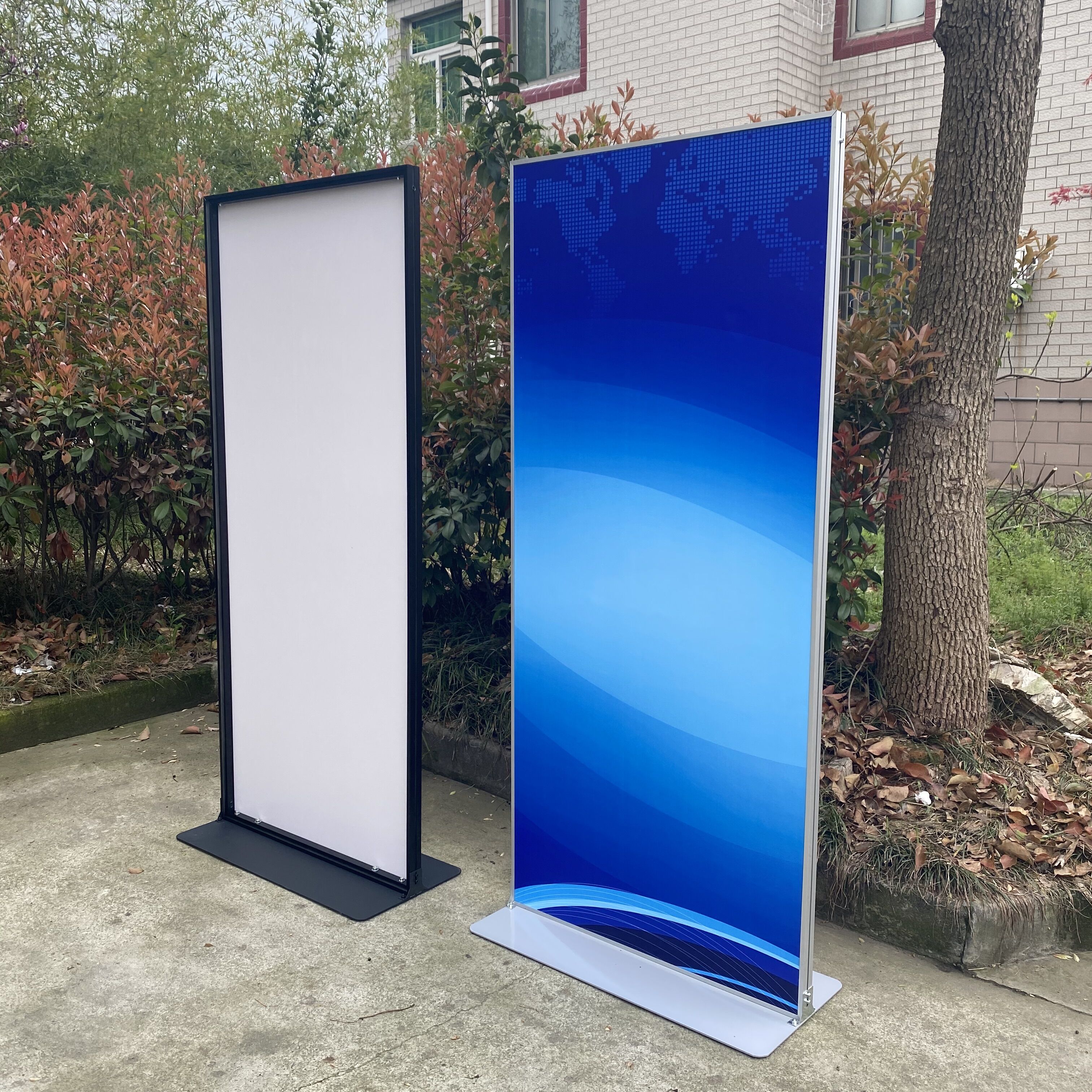 喷绘宝铝合金易拉宝展架：解锁广告展示新姿势，轻松搞定创意海报架设计！