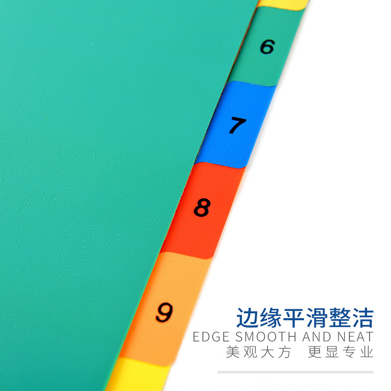 A4文件管理神器大揭秘：彩色塑料分页纸，让办公效率翻倍！