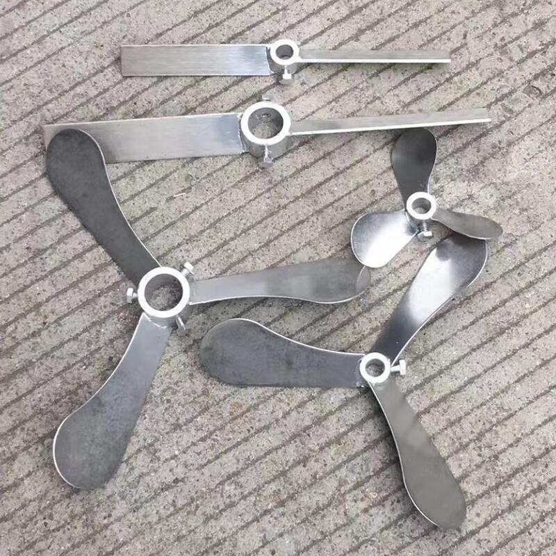 厂家按需定制304不锈钢搅拌轴加药搅拌设备三叶式搅拌叶，开启高效搅拌新纪元！