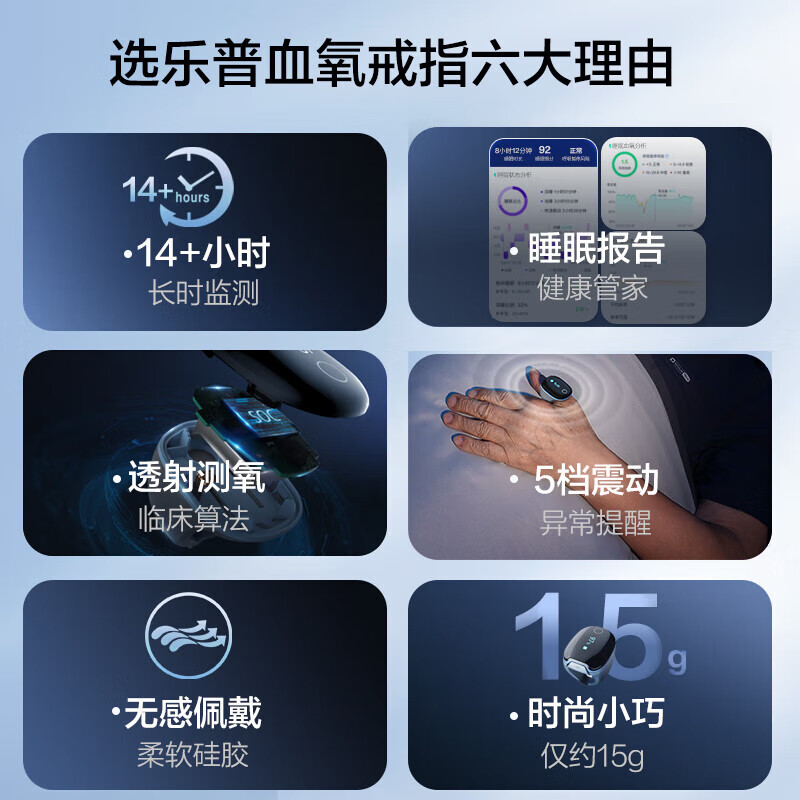 乐普血氧仪真香预警！睡眠监测+血氧检测一机搞定，熬夜党必备