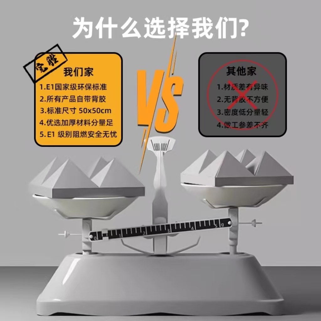 降噪神器！隔音板+吸音棉，打造私人静谧空间