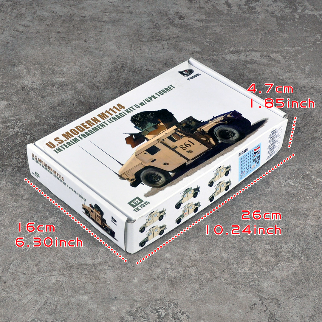 T-MODEL M1114悍马Frag5装甲模型：军迷必备，细节控的终极选择！