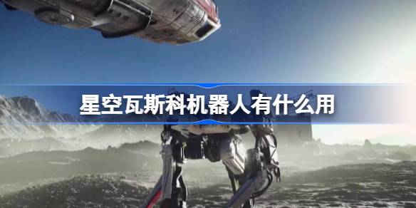 星空瓦斯科机器人有什么用 瓦斯科机器人同伴介绍