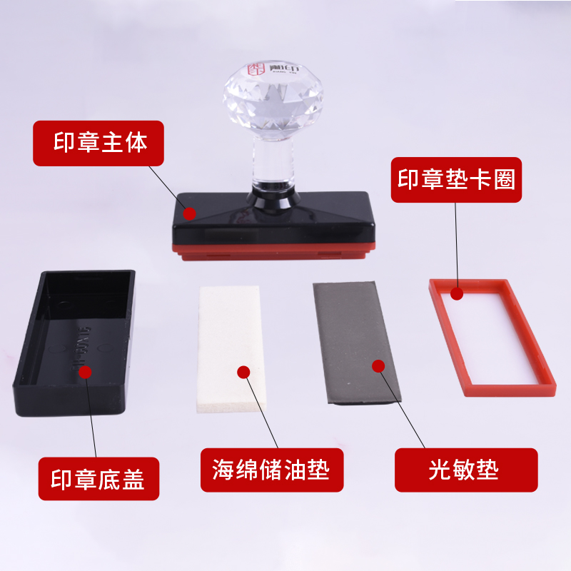 EH湘印光敏印章材料：4mm薄垫带怎么选？免封边+长方形全解析！✨
