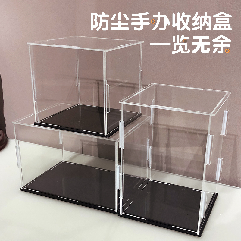 透明石头纹展示柜：甜品界的颜值担当，炫彩水波纹展示盒，让美食说话！✨