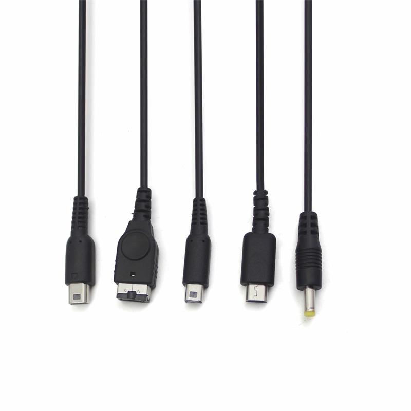 包邮NDS Lite/New3DSLL 5合1充电线：拯救游戏机充电烦恼的神器！