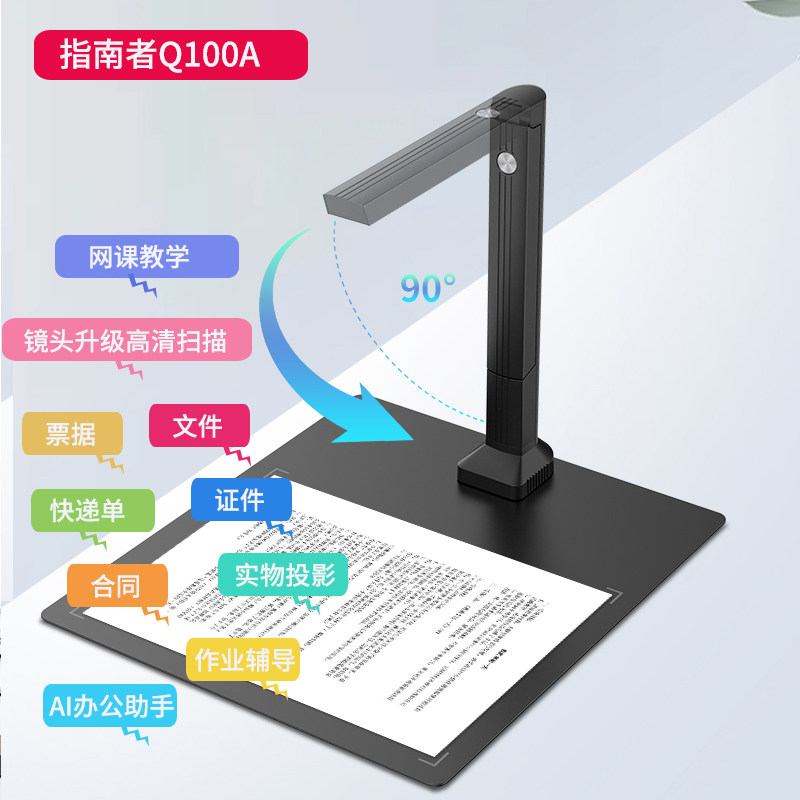 什么样的高拍仪能满足高效文件扫描需求？