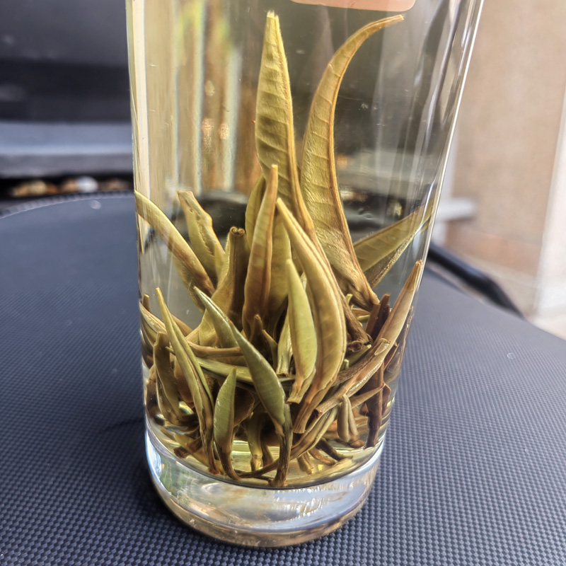 云南白毫银针：景谷高山大白茶，月光下的白毫银针，单芽200g散茶，品鉴茶中珍宝