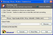 Eusing Free Video Converter1.8