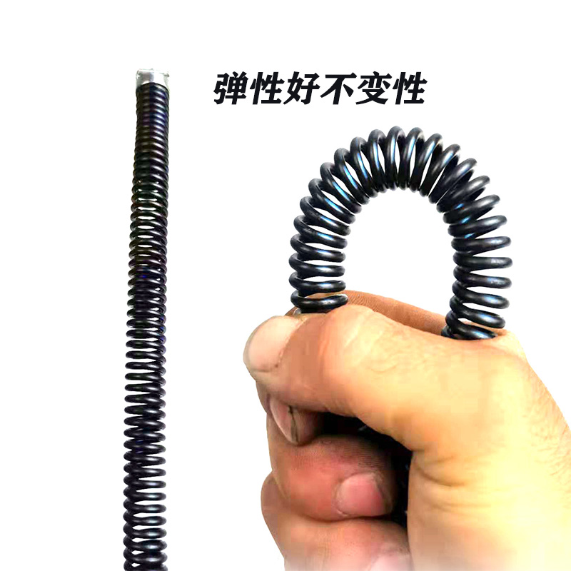 下水道疏通器怎么选？16mm加密尖头+电钻钢丝弹簧真能救急吗？