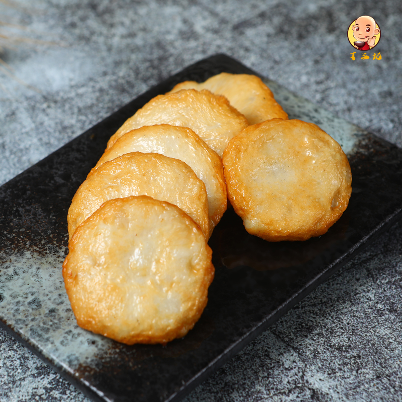 手打墨鱼饼500克，海鲜美味新选择！✨