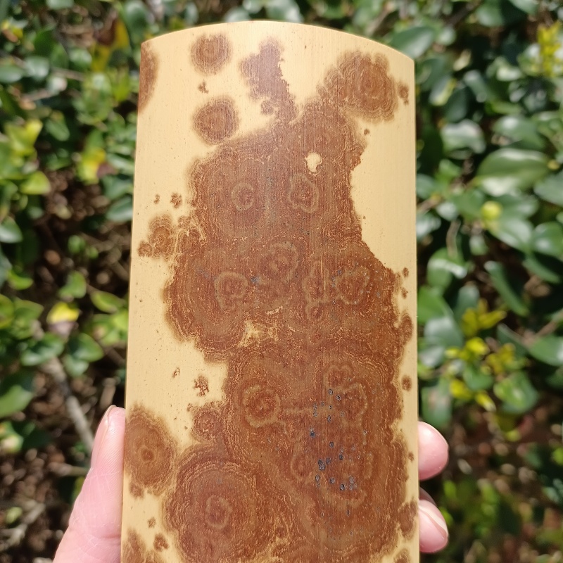 DIY云南黑湘妃竹茶则手腕枕：如何打造你的专属书房摆件？