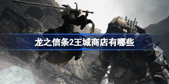 龙之信条2王城商店有哪些 龙之信条2王城商店介绍