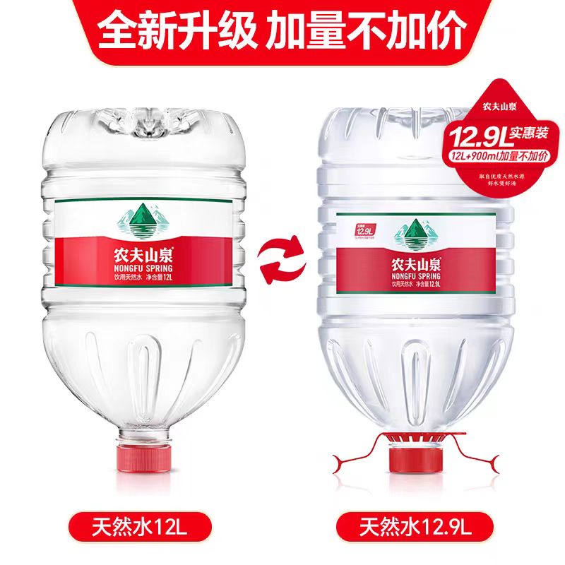 农夫山泉12升大桶矿泉水：泡茶神器，超值单桶包邮，全国畅饮！
