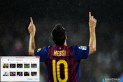Lionel Messi Windows 7 Theme1.00