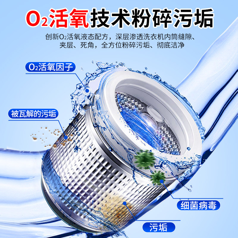 果蔬园洗衣机清洗剂：告别霉味，还原清新滚筒！✨
