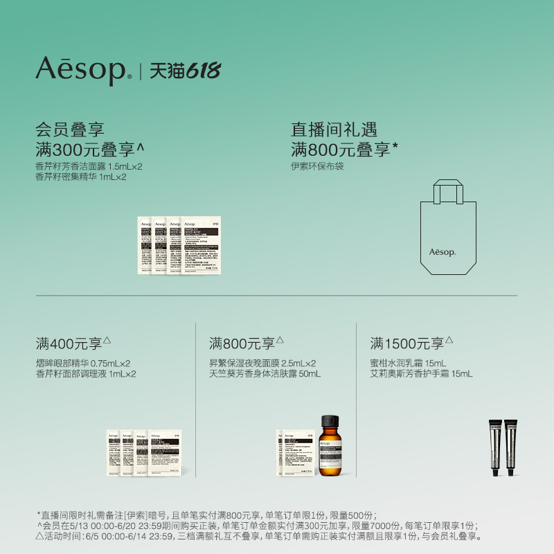 保税Aesop/伊索洗手液500mL：尊尚芳香与温和赋活，哪款才是你的手护天使？