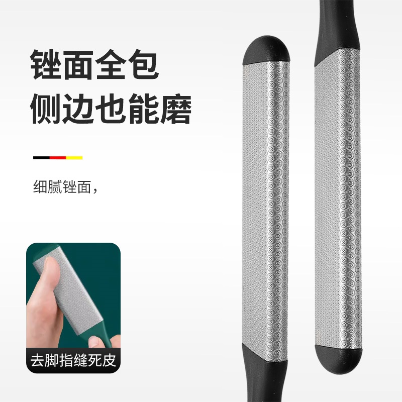 不锈钢搓脚板+磨砂片：告别死皮老茧，拥有完美脚后跟的神器！
