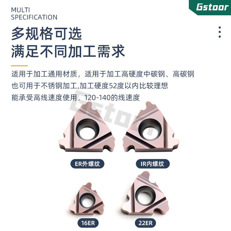 2026年大螺距螺纹刀片22ER/22IR，如何选到最适合的款式？