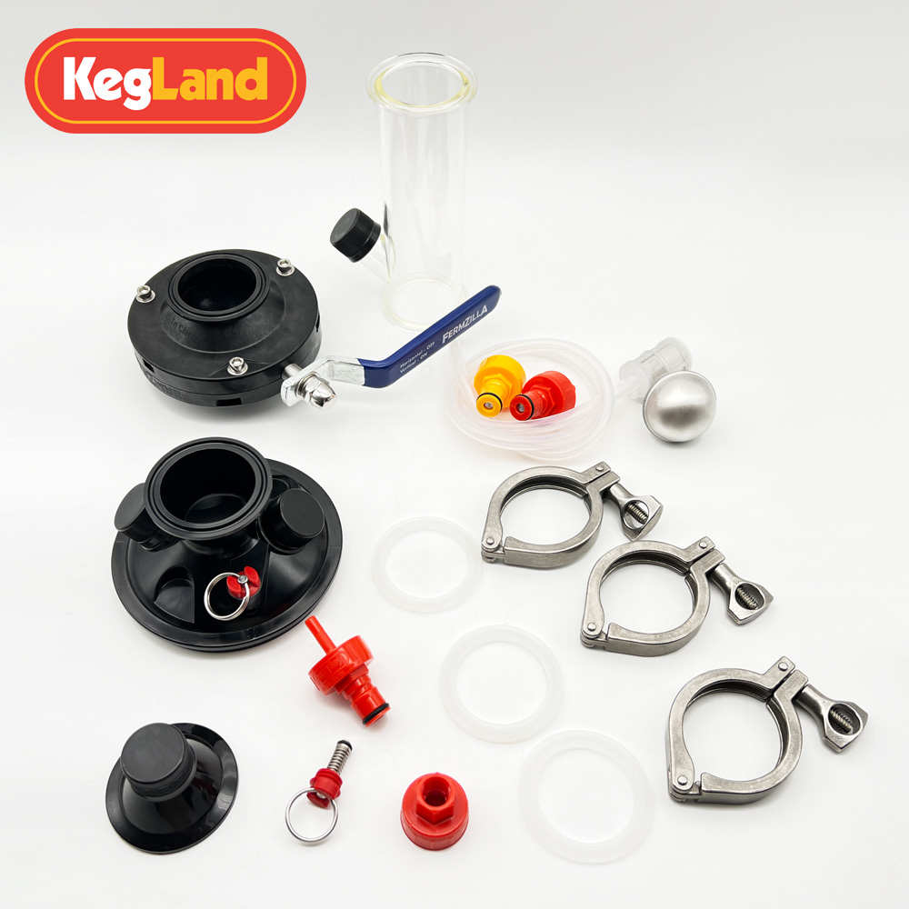 精酿啤酒2英寸等压干投酒花器发酵桶套装，家酿神器，KegLand带你自制啤酒风暴！